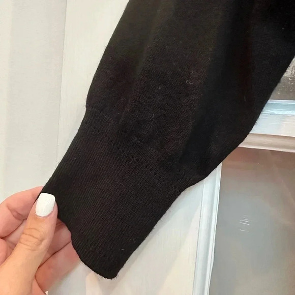 Vintage An Original Milly Of New York Cardigan Sweater Gold Embellishment Size M - Picture 10 of 15